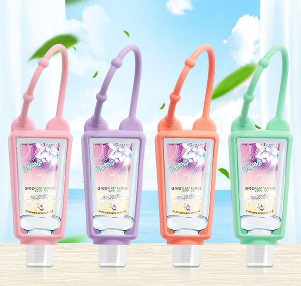 

hand sanitizer bottle holder 30ml travel size portable soft sile cover with keychain hand jlllkp eatout