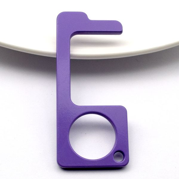 

kirsite no touch contactless door opener touchless starters keyring metal heads screen touching pressing elevator edc tool 2 1yb c2