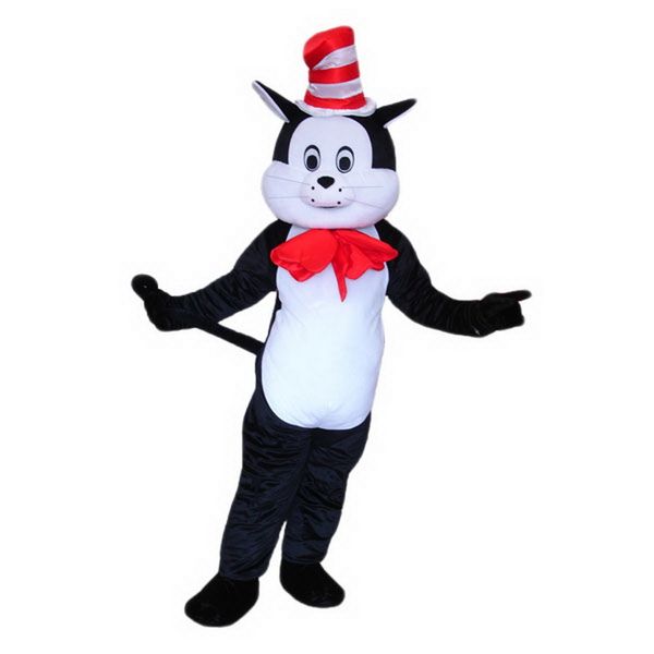 

black magic cat mascot costume cartoon character size longteng (tm, Red;yellow