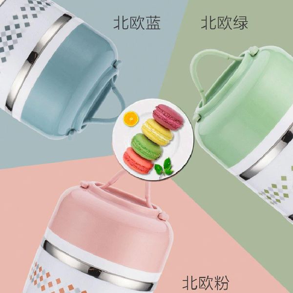 

stackable food thermos lunch box stainless steel thermal food storage container 1 2 3 tier insulated bento box food container wmtdax mywjqq