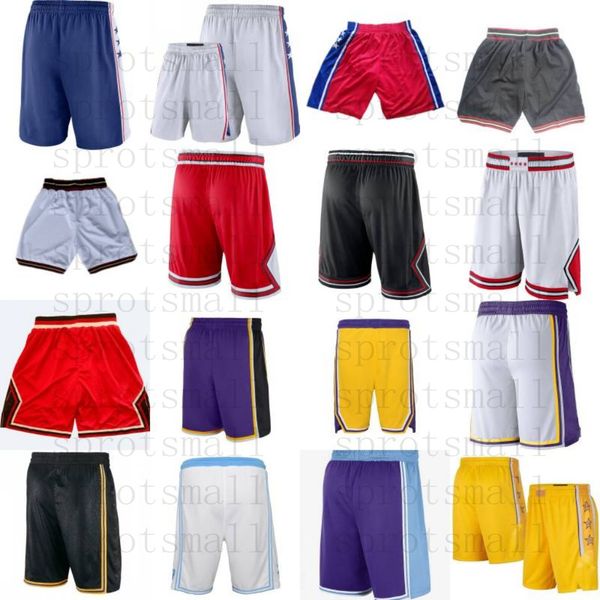 

james harden joel embiid allen iverson basketball short mens zach lavine demar derozan russell westbrook anthony davis pants, Black
