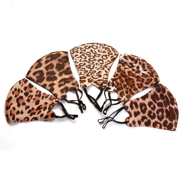 

factory leopard print face mask protective breathable respirator washable reusable mascarilla good looking personality u