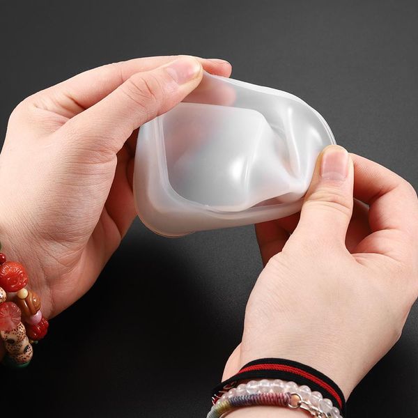 

1шт diy силиконовые coaster mold площади сердце эпоксидный изложницы изготовление craft clay смола пресс-формы изготовление ювелирных издели