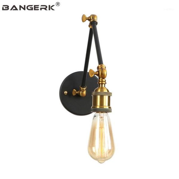 

industrial vintage adjust bedroom led wall lamp loft long arm edison sconce wall lights iron home decor lighting fixtures1