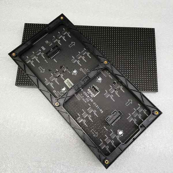 

indoor advertising display screen p4 module rgb full color led display panel unit board 256x128mm hub75 interface
