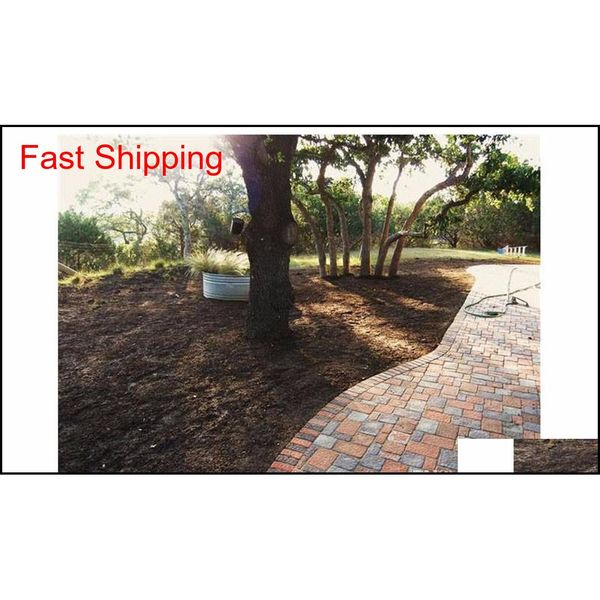 

1pcs diy plastic path maker mold manually paving/cement brick molds the stone road auxiliary tool qylkjz bdesports