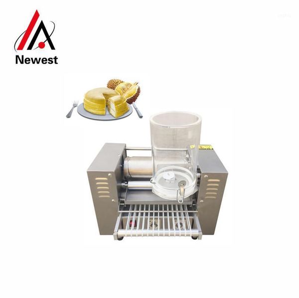 

bread makers sweet cake mango durian mille crepe cheese layer making machine1