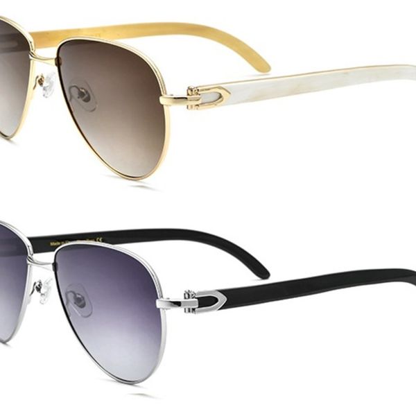 

lonsy men vintage buffalo horn polarized sunglasses classic brand sun glasses coating lens driving eyewear for men/women uv400