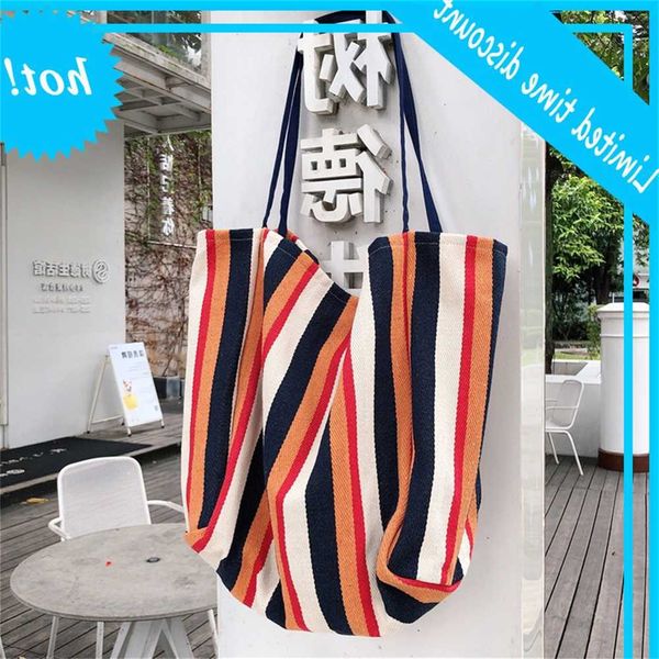 

910203 female 2019 new korean shoulder student canvas beach bag