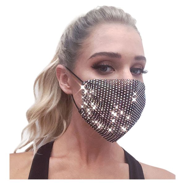 

face women for fashion with rhinestone bling mask multicolor designer adjustable strap party masks facemasksououtlet590q