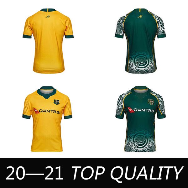 

2020 2021 australia wallabies jersey 20 21 rugby jerseys national rugby league shirt australian wallabies shirts s-5xl, Black;yellow