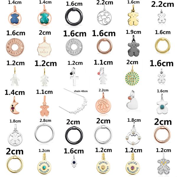 

new sterling silver bear pendant elegant fashion women's jewelry manufacturer wholesale 2020