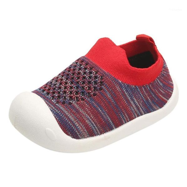 

kids shoes for girls boys knitted striped rubber sneakers princess school children sport running toddler baby shoe outdoor 19jul1