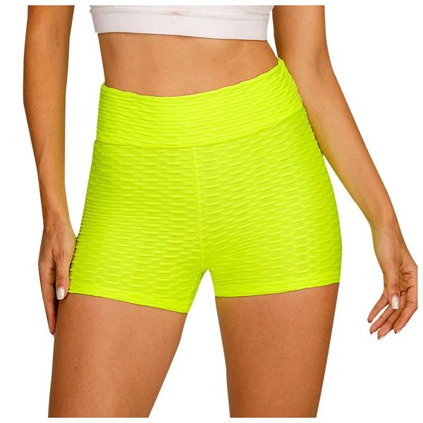 

women's yoga shorts women's hip jacquard yoga pants sports hip leggings fitness pants washing and durable running shorts, White;black