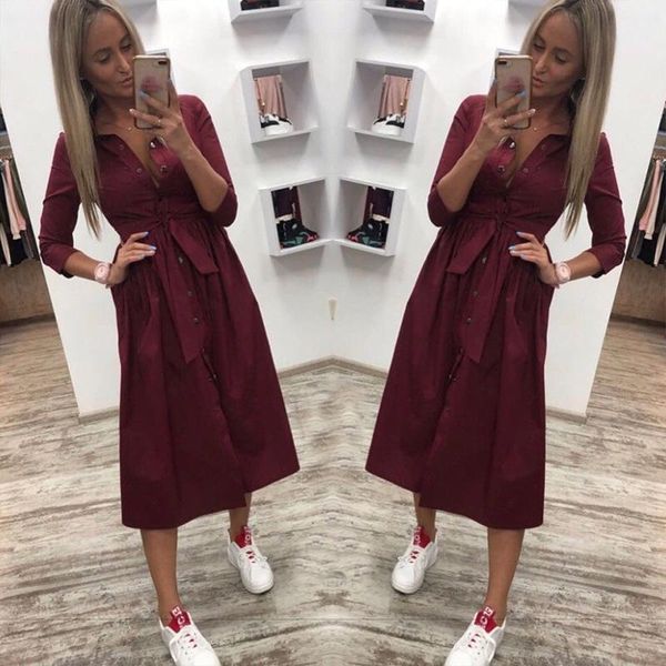 

solid color leisure dress skirt woman1, Black;gray