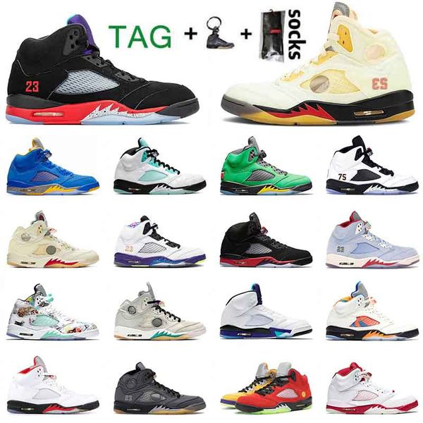 

2021with socks jumpman 5 mens basketball shoes designers alternate bel off fire red alternate grape sports sneakers trainers