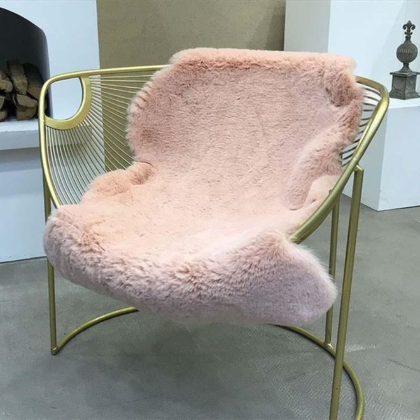 

washable faux fur non-slip soft fluffy wool home bedside carpet restaurant corridor book room bedroom floor mat decor1