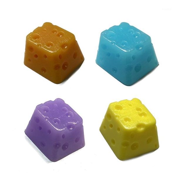 

cheese cake keycaps customized oem profile resin keycap for cherry mx gateron switch mechanical keyboard1