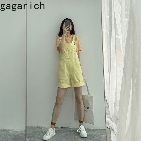 

gagarich women casual jeans denim overall female summer thin popular loose wide-leg short pants fashion y200822, Blue
