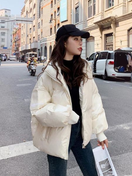 

popular style short-height white duck down fashion all-match thick winter fashiondown jacket women's short style2020 new, Black