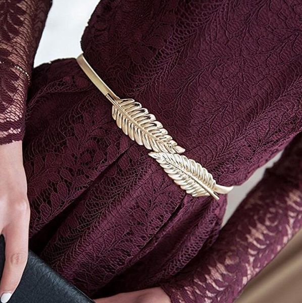 

women's runway fashion elastic metal cummerbunds female dress corsets waistband belts decoration belt r2012, Black;brown