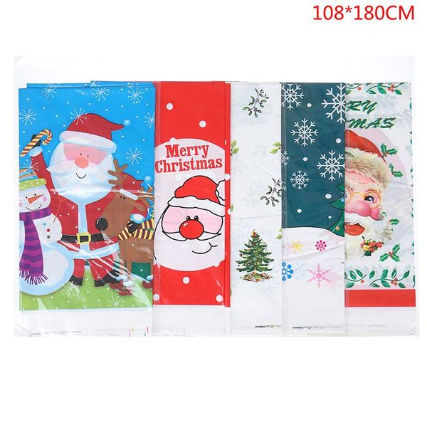 

table cloth christmas dinner party tablecloth santa claus decoration