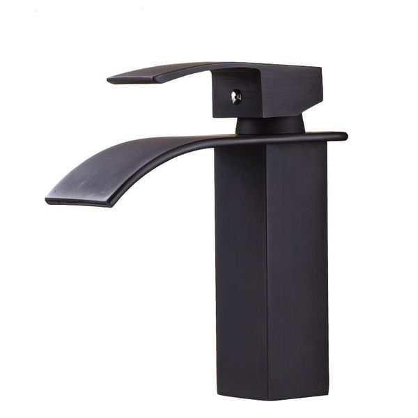 

black and cold basin faucet square bathroom washbasin faucet square sink