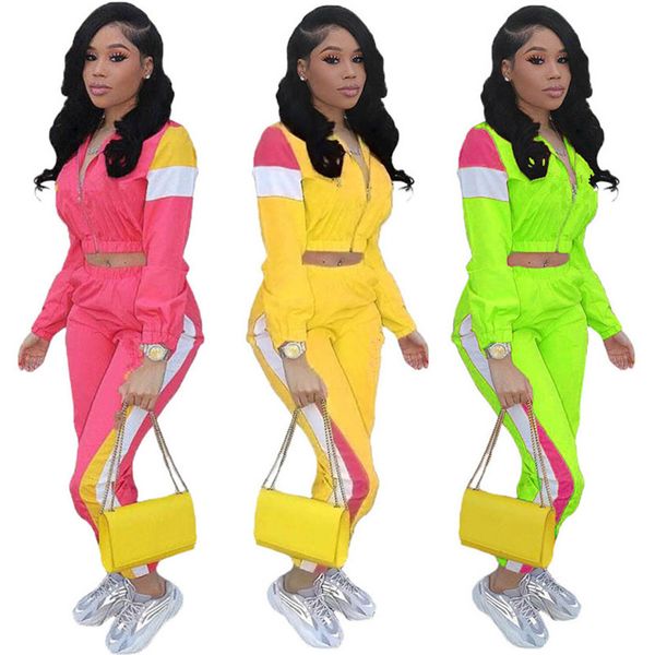 

fall winter clothing women jogger suit plus size 2x outfits long sleeve tracksuits jacket+pants two piece set casual sweatsuits 4361, Gray