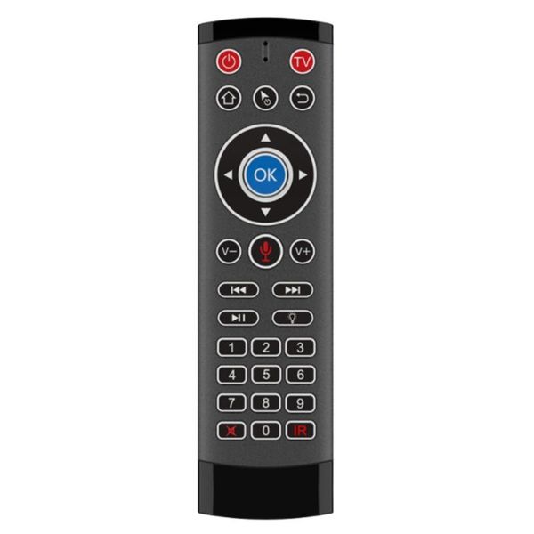 

t1 pro max 2.4g wireless air mouse gyro voice control sensing universal mini remote controller for pc android tv box
