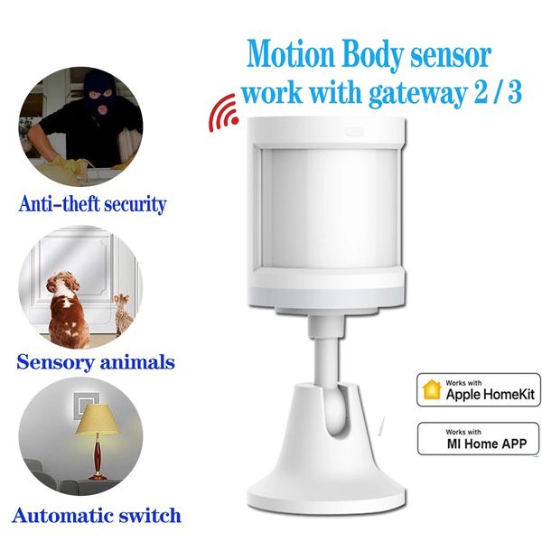 

aqara motion sensor human body sensor movement zigbee wireless connection for alarm system work with apple homekit/xiaomi mijia