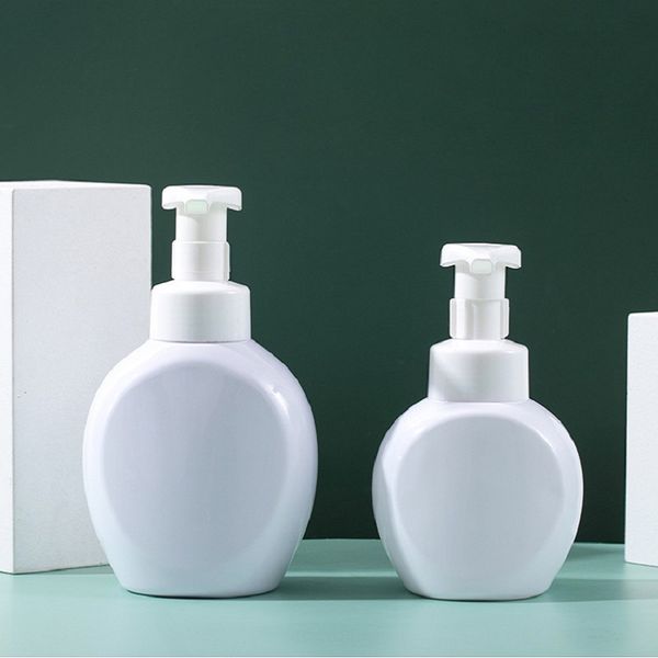 300 ml 500 ml PET-Kunststoff-Händedesinfektionsflasche, runde Schaumpumpenflasche, Unterabfüllung von Verpackungsflaschen (kostenloser schneller Seeversand)