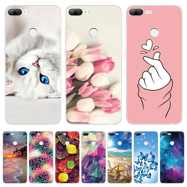 

phone shell soft tpu silicon back case for huawei honor 9 lite cover full 360 protective coque