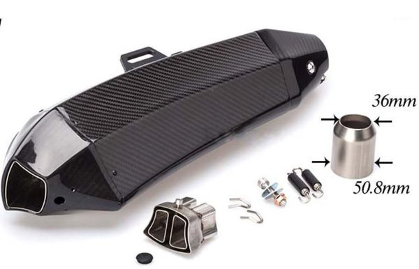 

motorcycle exhaust system motorcycle modified exhaust pipe carbon fiber exhaust cobra c section z800 z900 zx6r r6 mt091