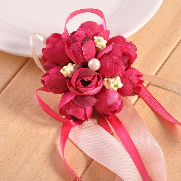 

yo chr bractee en broche avec браслет de demoiselle d'honneur en mousse blanche et blanche avec аксессуары de mariage jllarr bdebag