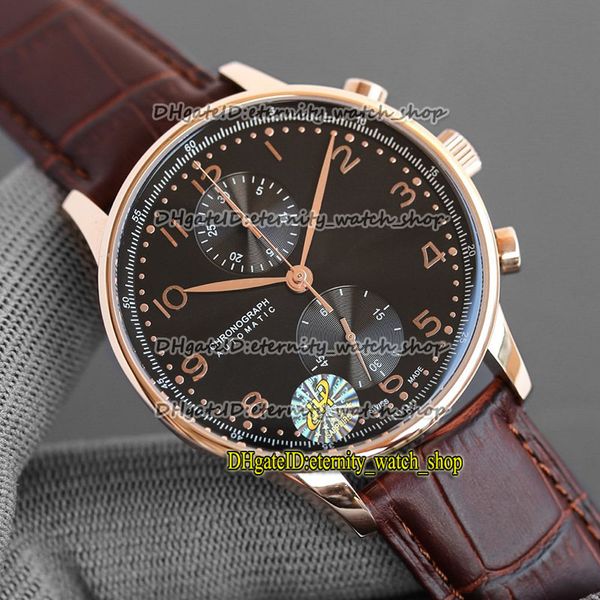 JHF Специальная распродажа Best версия 41 мм черный циферблат ETA SA7750 Chronograph Automatic 371415 Mens Watch 316L стальные корпусные часы STOPWatch Watch