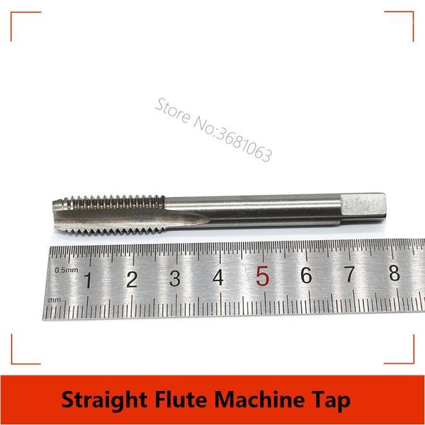 

10pc m10 straight flute machine taps thread m10x1.25 m10x1 m10x1.5 hss h2 tap bit right hand threading drill bit tool1