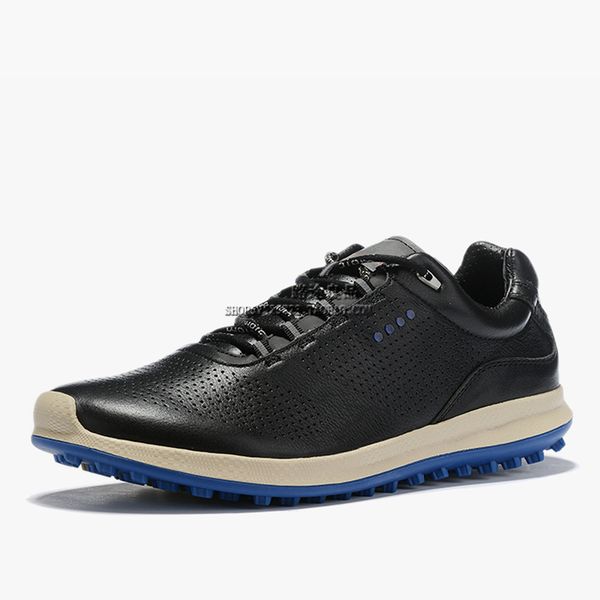 

2020 golf men of genuine leather mark athletic outdoor sports shoes, Black;brown