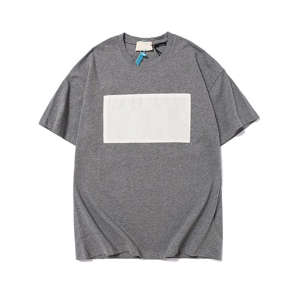 

20ss summer casual hedging letter loose t-shirt short-sleeved short-sleeved patch printed t-shirt high street fashion short-sleeved sale, White;black