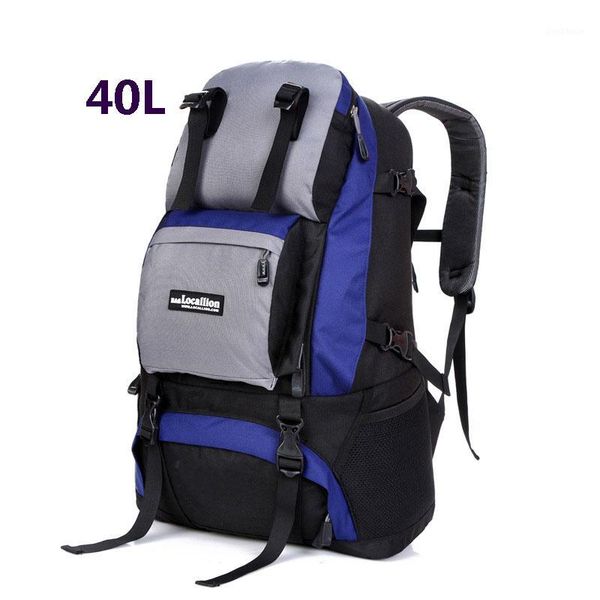 

outdoor bags 40l waterproof climbing tactical rucksack travel hiking backpack lapdaypack trekking men women sport bag1