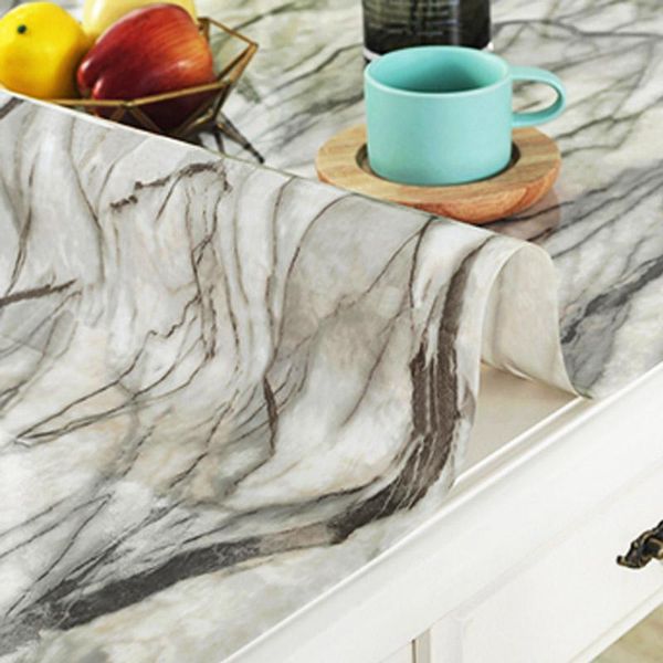 

hazy pvc tablecloth waterproof rectangle table cover marble pattern table cloths coffee table mat dining mat for kitchen sqctzu