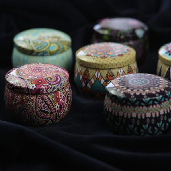 

gift wrap christmas round iron candy chocolate dessert box wedding birthday party decoration festival supplies storage gifts 1pcs