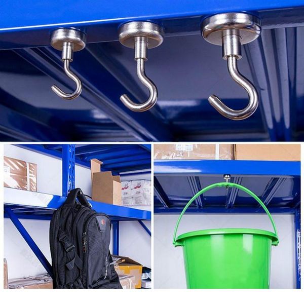 

heavy duty magnetic hook, strong neodymium magnets hook for home, kitchen, workplace,etc ,d16mm hold up to 80pounds, p bbycvd