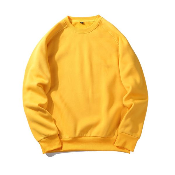 

brand autumn men's sweatshirts solid color fleece sweater pullover for male sweatshirt kg-248, Black
