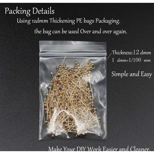 

200pcs lot 16 20 25 30 40 50 mm gold metal ball head pins for diy jewelry making head pins findings dia f sqchtv, Gray