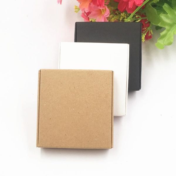 

20pcs small kraft paper box packaging rectangle gift paper soap box packaging kraft gift cardb jllpkc