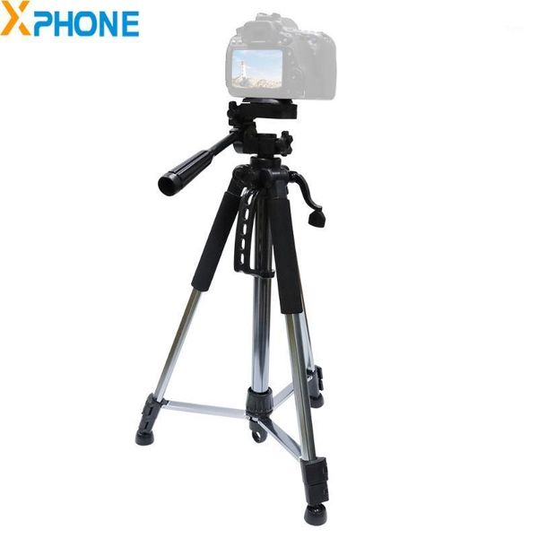 

tripods l-1200 camera tripod live broadcast bracket for mobile phones cameras projectors 55-148cm universal adjustable tripod1