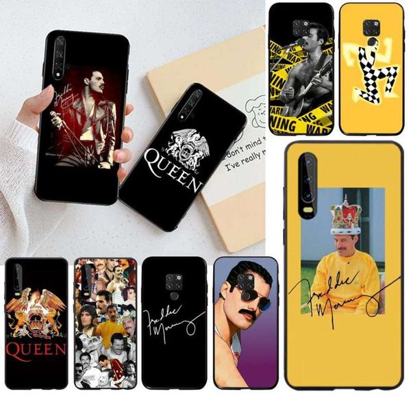 

bgrffreddie mercury queen diy mobile phone shell is suitable for huawei p40 p30 p20 lite pro mate 30 20 pro p smart 2019swza