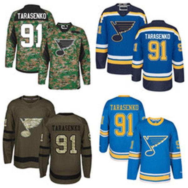 

91 vladimir tarasenko 2016 new st. louis blues sweatsports mens ice hockey jersey embroidery accept mix orders jerseys, Black;red