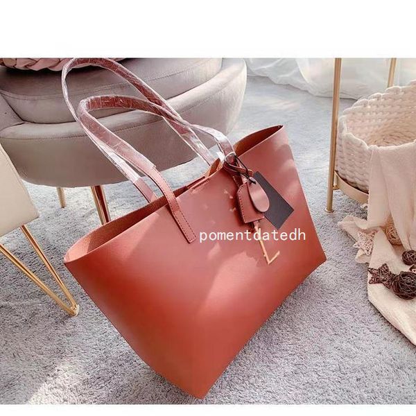 

designer women handbag sugao purses pink shoulder bag 2020 new fashion tote bags 2pcs/set lovely handbag genuine leather large tote qynf n5y