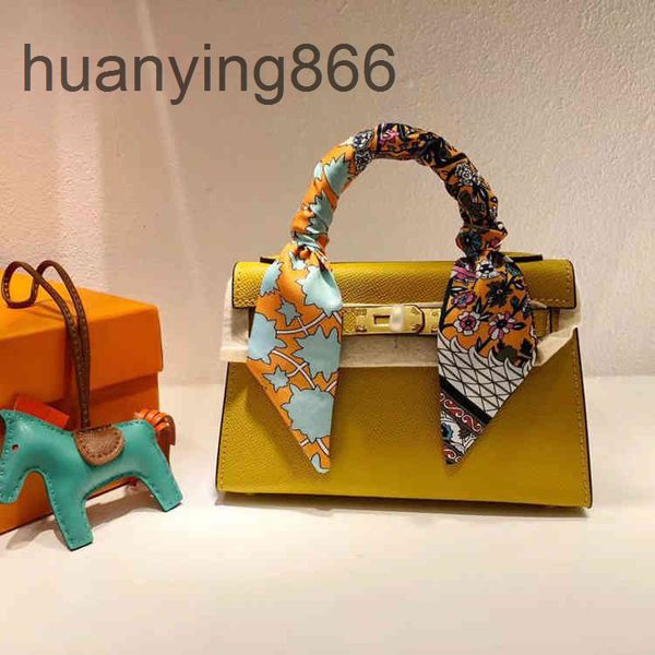 

brand h bags designer luxury shoulder handbags mini second generation kelllys bag palm print 19cm cowhide versatile women's 2022 portab